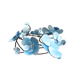 Blue Flower Pedal Crown