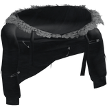 Blue Fur Shoulder Hoodie 