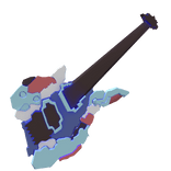 💙 Cute Blue Sci-Fi Guitar 🎸🌌