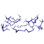 Blue Glitched Lightning Aura Top