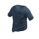 Blue Half-Tucked T-Shirt