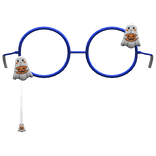 blue halloween ghost eyewear