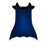 Blue Halloween Vampire Cape
