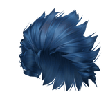 Blue Hedgehog Hair