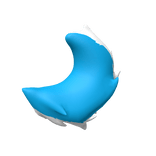 Blue Kemono Puppy Tail