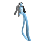 Blue Keychain Lanyard