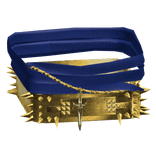 Blue Left Shoulder Gold Armor