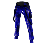 Blue Lightning Bolt Pants
