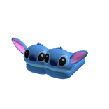 blue lilo alien bunny plushie dog slippers
