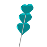 Blue Lollipop Heart Candy
