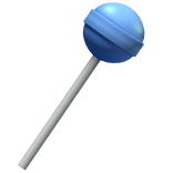 Blue Lollipop Snack
