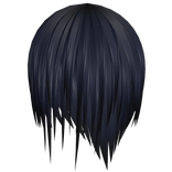 Blue Long Emo Japanese Hair