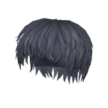 🌌Blue Messy Wavy Punk Mod Cut Hair🌌