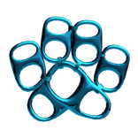 Blue Metal Emo Alt Soda Tab Paw Hair Clip