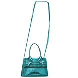 Blue Metallic Mini Crossbody Bag 3.0