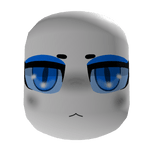 Blue Moth Face