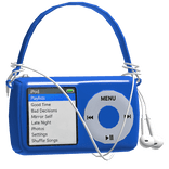 Blue MP3 Shoulder Bag