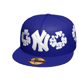 Blue NY Denim Tears Tilted Fitted Cap