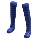 Blue | Leg Warmers Thigh High Socks