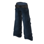 blue oversized pants