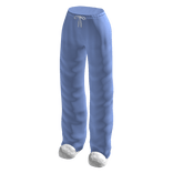 blue pajamas with slippers
