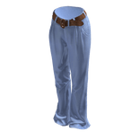 Blue Pleated Pride Collection Trousers