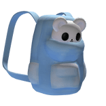 Blue Pocket Bear Backpack (3.0)