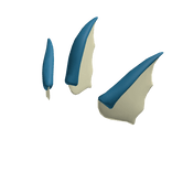 Blue Pointy Fins Hat