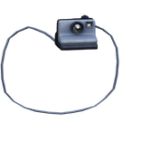 Blue Polaroid Camera