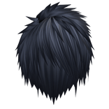 Blue Punk Messy Short Hair 2.0