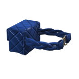 BLUE Quilted Ankle Bag (IT GIRL)