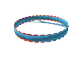 blue rainbow necklace