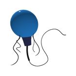 Blue Reflective Ball Tail