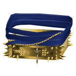 Blue Right Shoulder Gold Armor