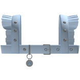 ♡ blue ruffle chest harness