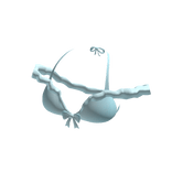 Blue Ruffled Bikini Top ♥