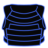 Blue Samurai Chest Armor