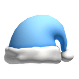 Blue Santa Hat