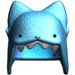 Blue Shark Cat Hood