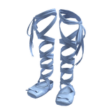 Blue Silk Ribbon Ballet Slippers 🫐