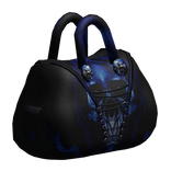 Blue Skeleton Grunge Vintage Handheld Bag