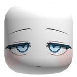 Blue Sleep Deprived Cute Stare