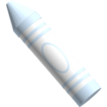 ♡ Blue Small Crayon Clip