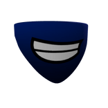 Blue Smiley Mask