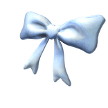 Blue Snow Bow