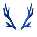 Blue Sparkle Time Antlers