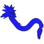 Blue Spiky Dragon