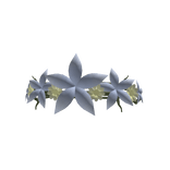 ♡ blue spring fairy flower crown