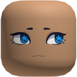 blue starry side eye