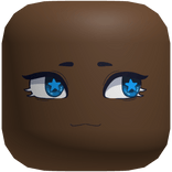 blue starry side eye